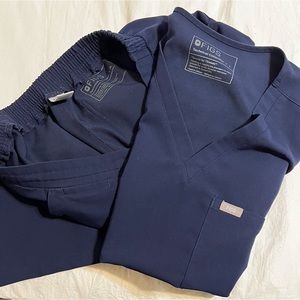 Navy Blue scrub set